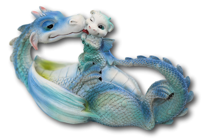 Ebros Gift Ebros Lovely Dragon Mother With Baby Dragon Motherhood Family Resin Figurine