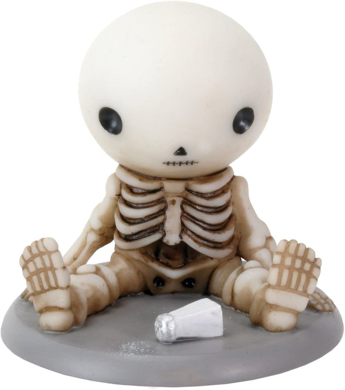 ebros gift Ebros Lucky Spills Salt Collectible Figurine 2.5" Tall Skeleton Boy Statue