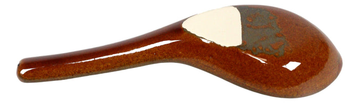 Ebros Gift Ebros Made In Japan Modern Sleek Glazed Ceramic Cherry Red Soup Spoons Set Of 6