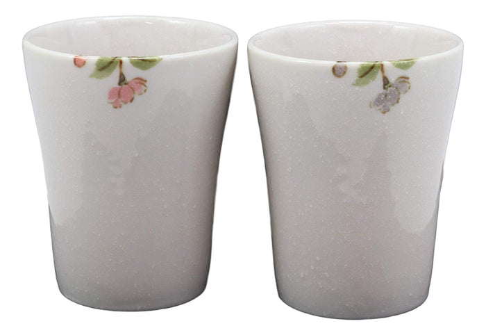 Ebros Gift Ebros Made In Japan Vintage Victorian Style Colorful Floral Spring Blossoms Porcelain 10oz Cups With Flared Top Set Of 2 For Coffee Tea Drink Cup Asian Fusion Decorative Kitchen Home Gift Sets