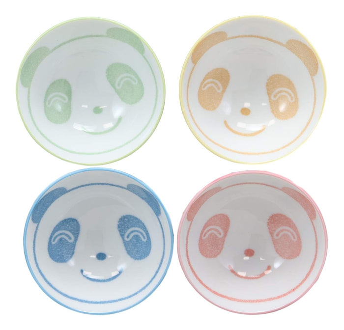 Ebros Gift Ebros Made In Japan Whimsical Giant Panda In Pastel Colors Porcelain Bowls 4 Piece Set