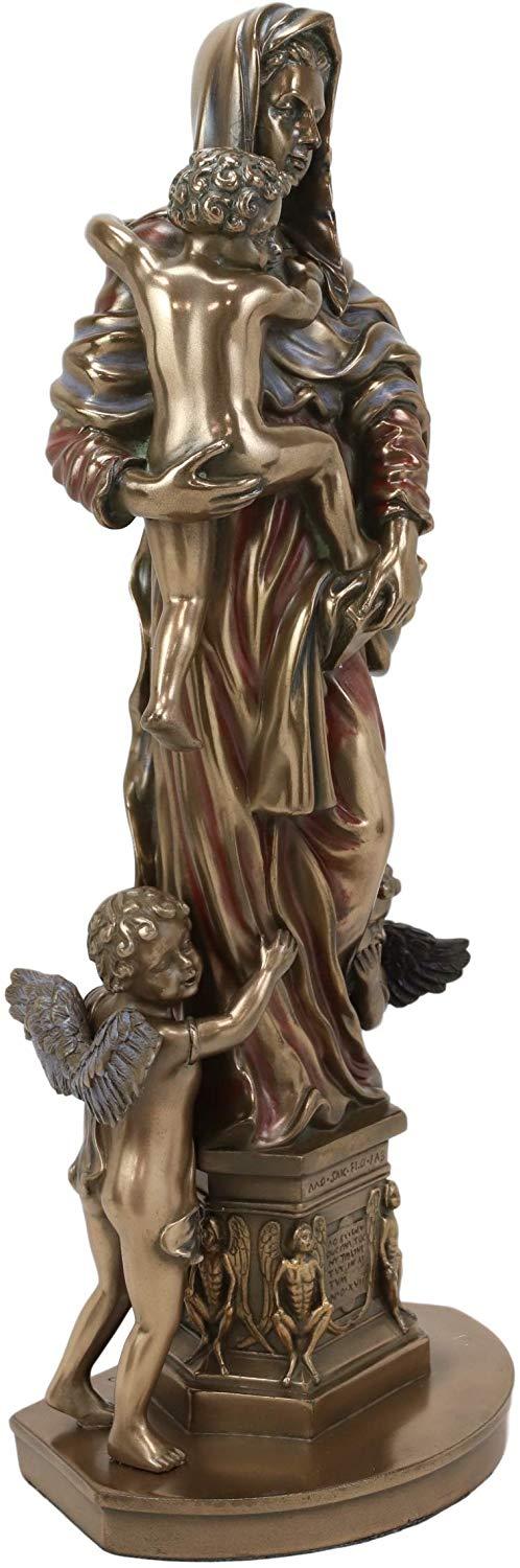 Ebros Gift Ebros Madonna Of The Harpies Statue Catholic Figurine 12"H Del Sarto Replica