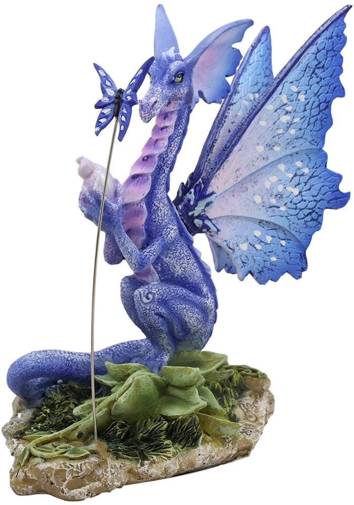 Ebros Gift Ebros Magical Indigo Fairy Dragon By Amy Brown 'Possibilities' Fantasy Figurine
