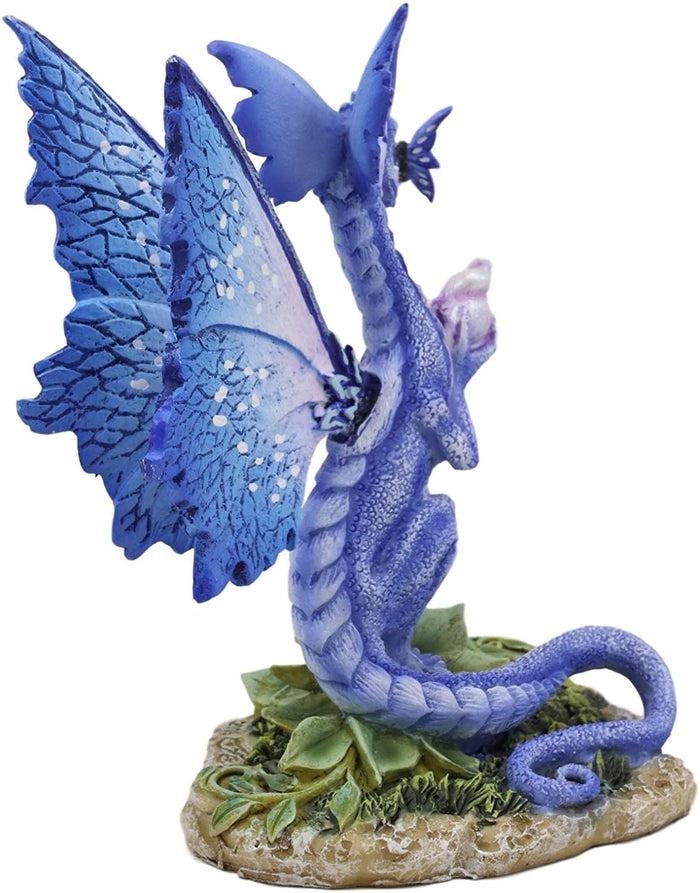 Ebros Gift Ebros Magical Indigo Fairy Dragon By Amy Brown 'Possibilities' Fantasy Figurine