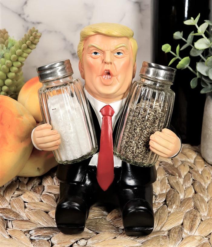 ebros gift Ebros Make Flavor Great Again US President Trump Salt & Pepper Shakers Holder