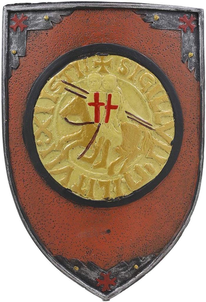 Ebros Gift Ebros Medieval Coat Of Arms Crusader Shield Crest Decorative Trinket Box 6" Long