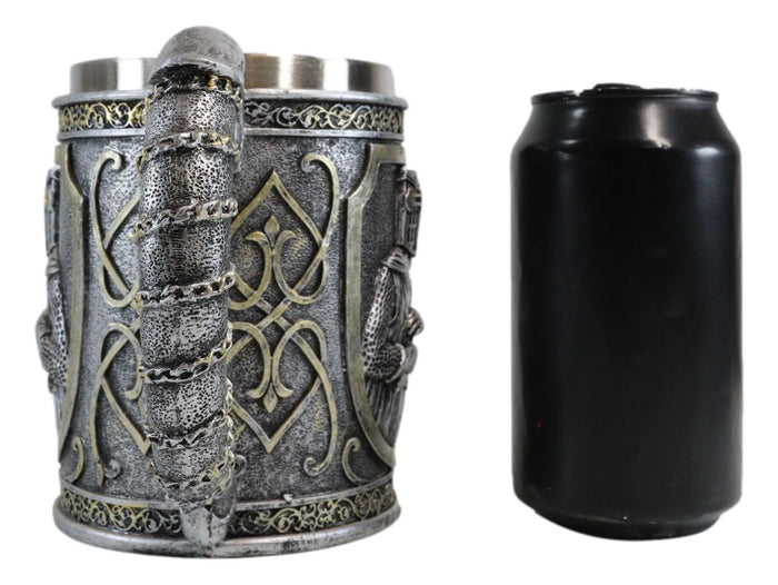 Ebros Gift Ebros Medieval Crusader Knight Of The Cross Mug Armor Suit Large Tankard Mug