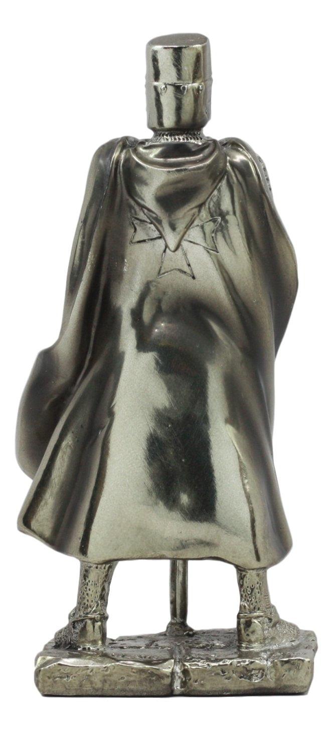 Ebros Gift Ebros Medieval Holy Roman Empire Caped Crusader Knight W/ Sword Statue Suit Of Armor