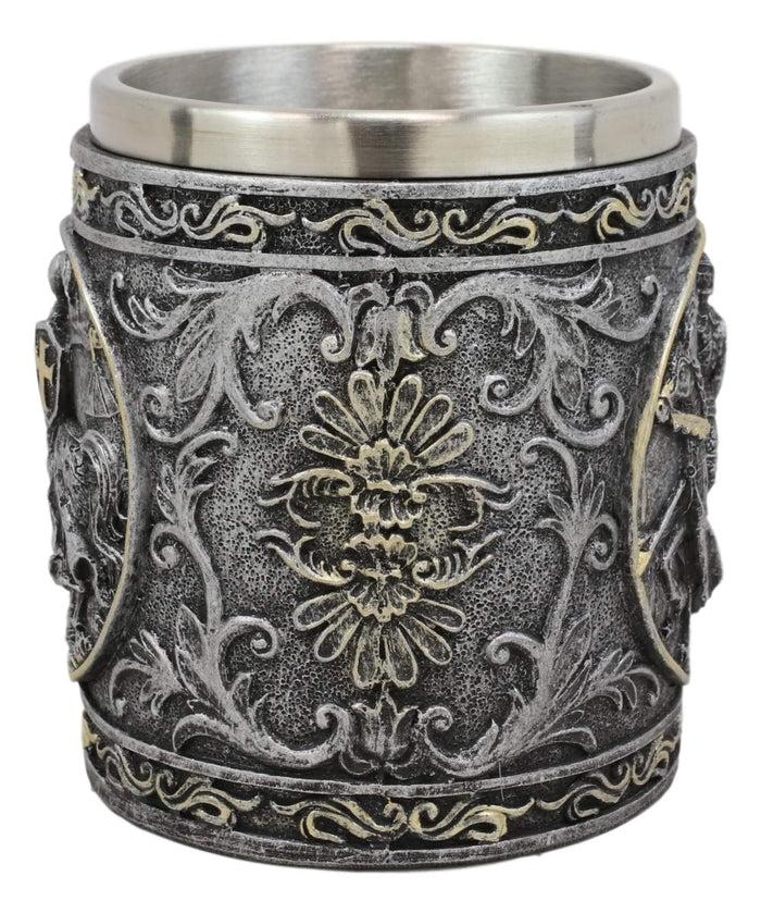 Ebros Gift Ebros Medieval Knight Of The Cross Charging On Cavalry Horse Coffee Mug 14 Ounce