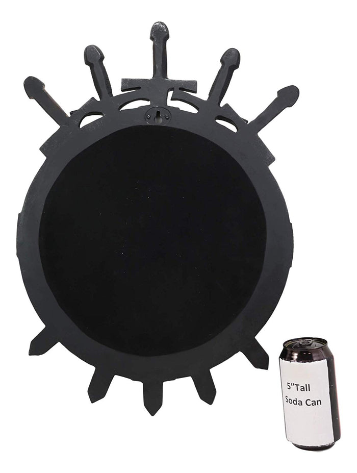 Ebros Gift Ebros Medieval Knight Throne Of Swords Valyrian Steel Blades Clad Wall Mirror