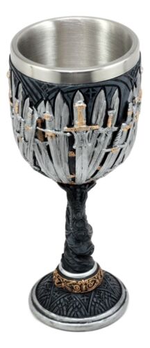 Ebros Gift Ebros Medieval Twisted Dragons Iron Throne Legend Of The Swords Wine Goblet