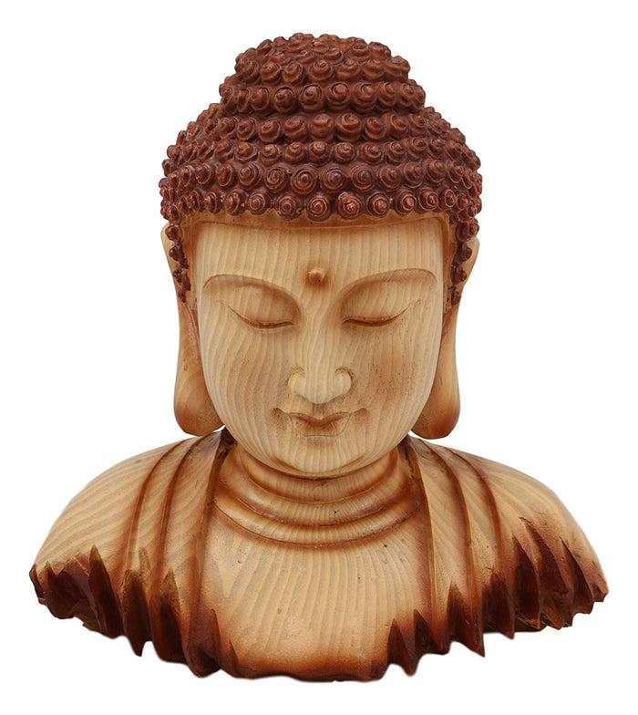Ebros Gift Ebros Medium Feng Shui Shakyamuni Buddha Gautama Bust With Ushnisha Figurine