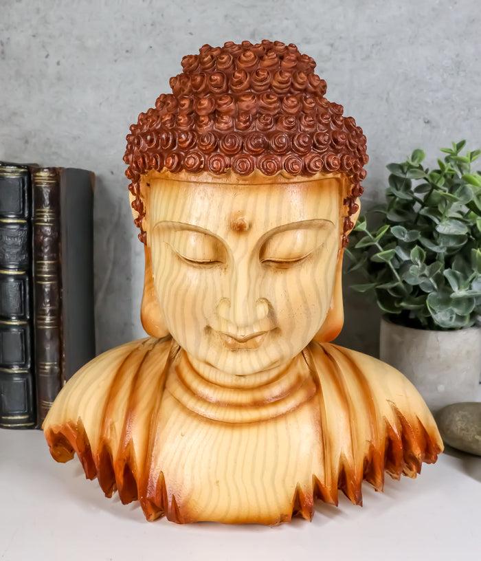 ebros gift Ebros Medium Feng Shui Shakyamuni Buddha Gautama Bust with Ushnisha Figurine