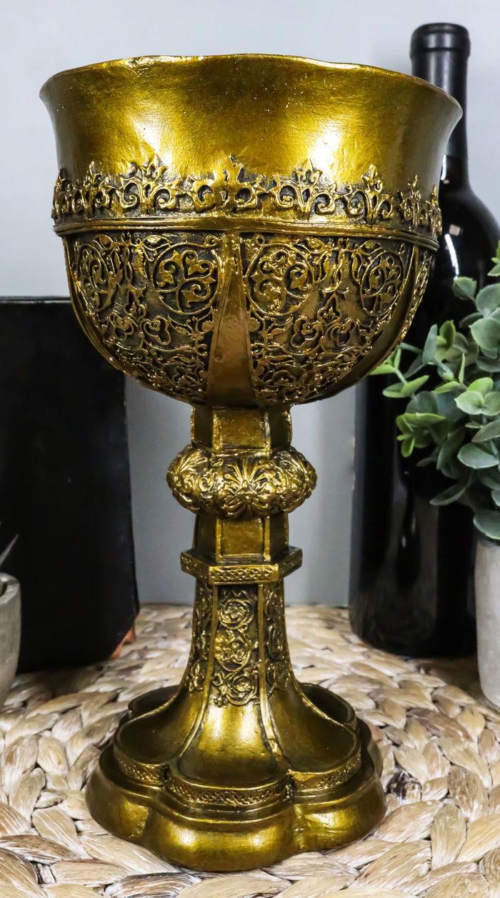ebros gift Ebros Merlin's Holy Grail The Golden Cup Of Life Chalice Ceremonial Cup Arthur