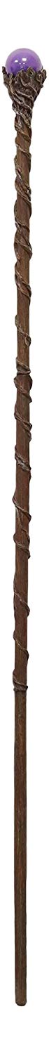 Ebros Gift Ebros Merlin The Wizard Sorcerer Twisted Vines Staff With Purple Orb Handle 67"L