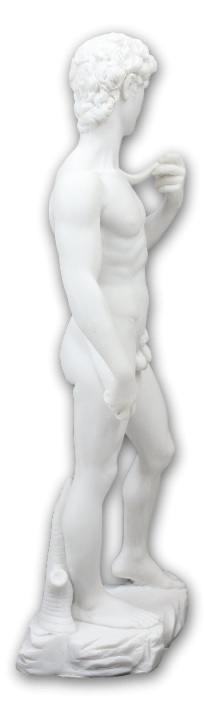 Ebros Gift Ebros Michelangelo Masterpiece David Statue Florence Cathedral Renaissance Art King David Figurine Catholic Christian Biblical Historical Hero Sculpture (Off White)
