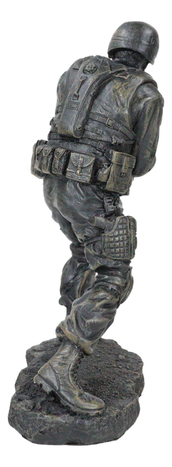 Ebros Gift Ebros Military Solider In Battle Figurine 7.25 Inch Tall