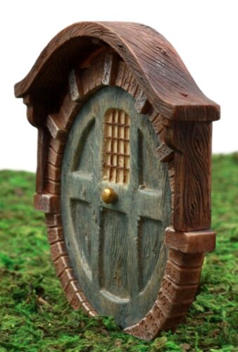Ebros Gift Ebros Miniature Fairy Garden Gnome Hobbit Dwarf Dome Vault Brick House Door 4"H