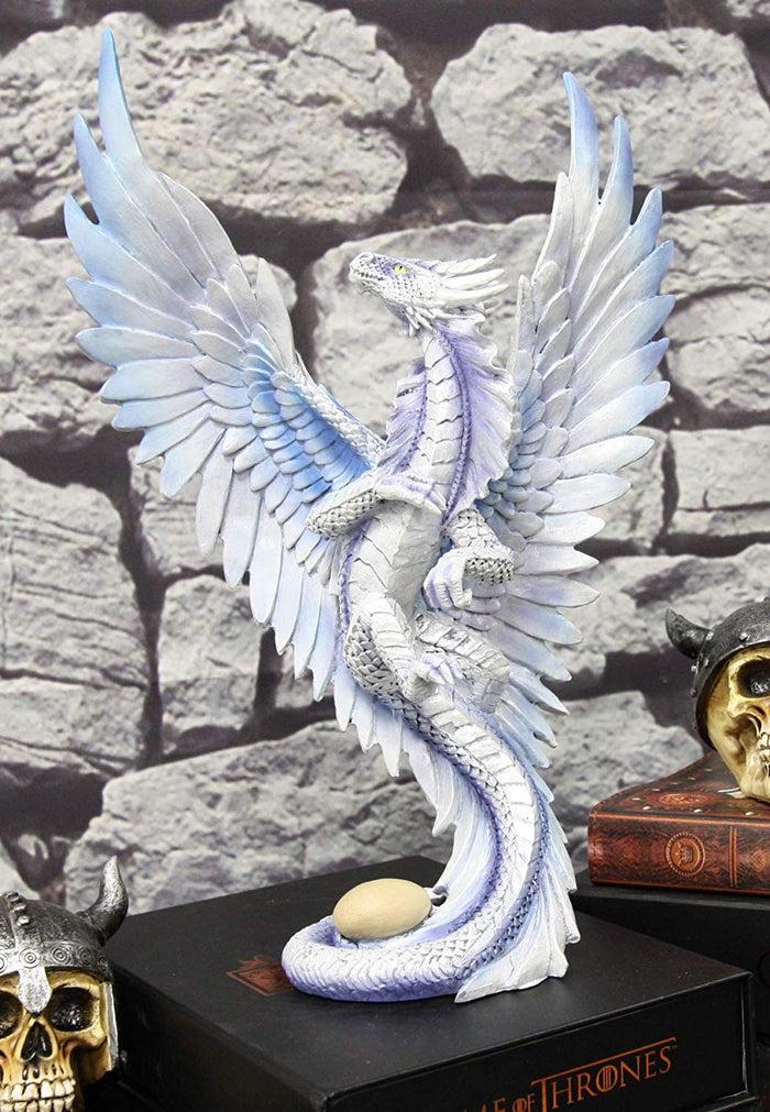 Ebros Gift Ebros Mother And Baby Cloud Wind Dragon Wyrmling Statue Figurine SET OF 2