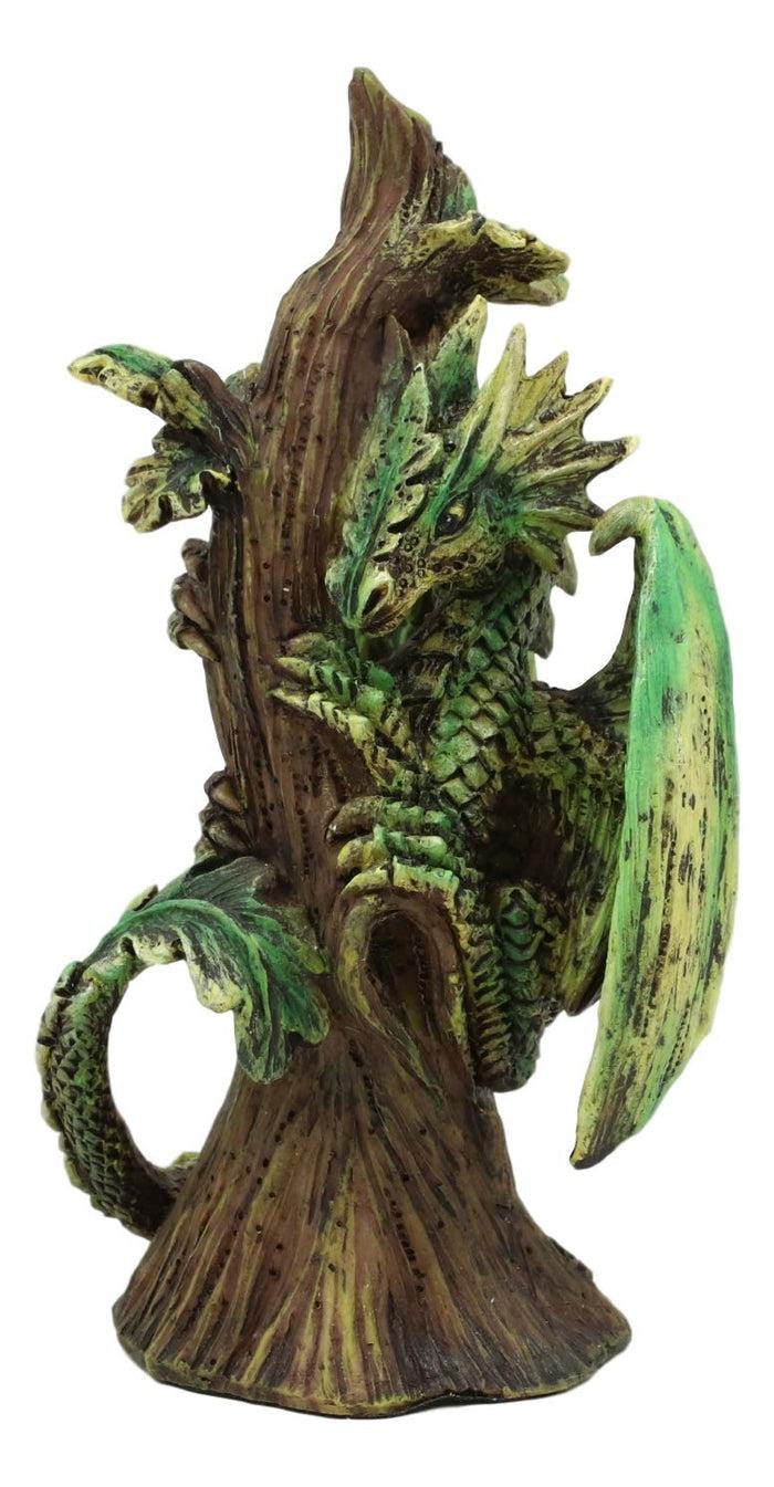 Ebros Gift Ebros Mother And Baby Gaia Tree Earth Dragon Wyrmling Statue Figurine SET OF 2