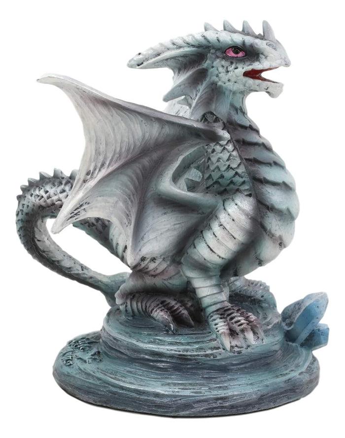 Ebros Gift Ebros Mother And Baby Rock Dragon Wyrmling Collectible Statue Figurine SET OF 2