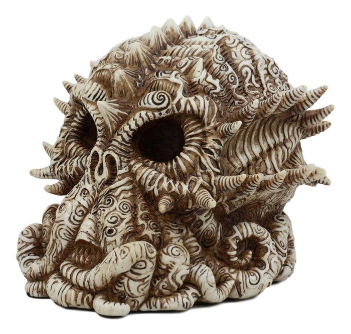 Ebros Gift Ebros Mythological God Cthulhu Skull Statue 7" Long Alien Monster Kraken Octopus Decorative Figurine