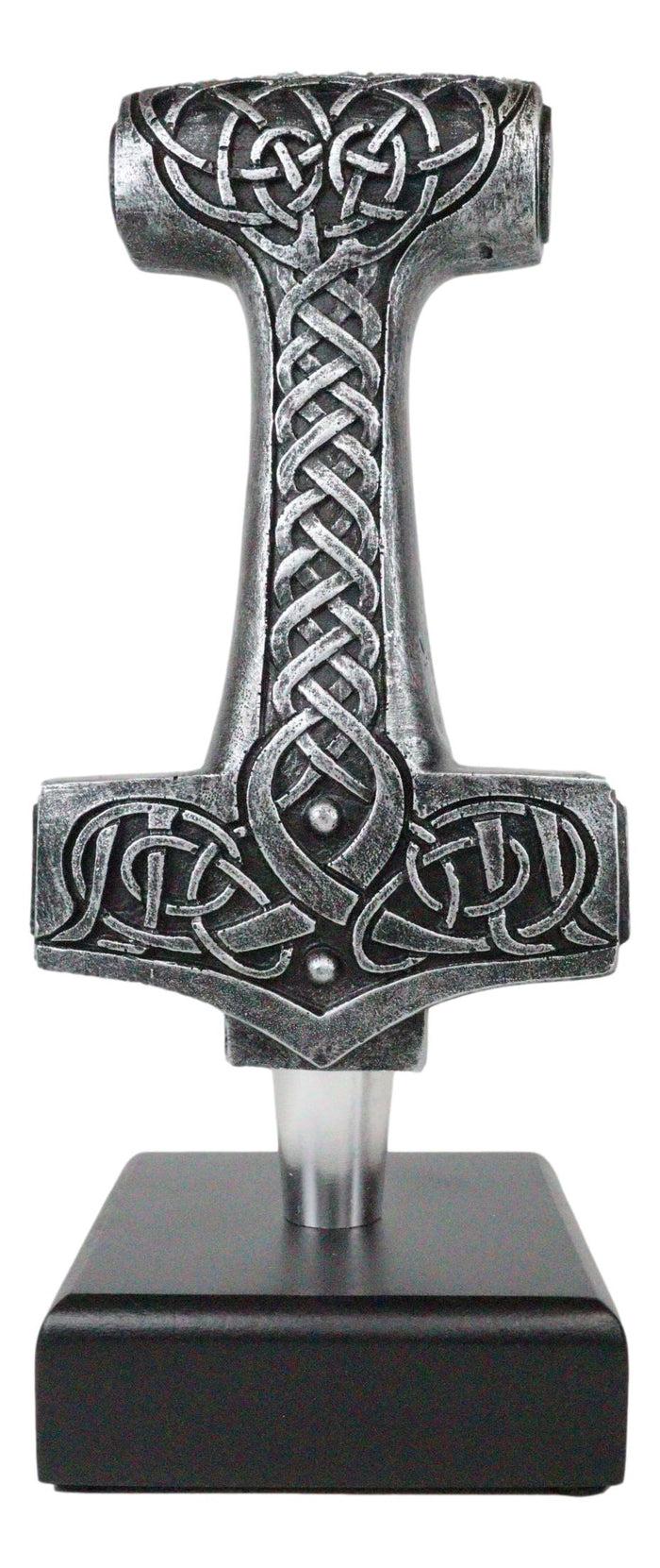 Ebros Gift Ebros Mythology God Thor Hammer Mjolnir Novelty Beer Tap Handle Figurine With Base