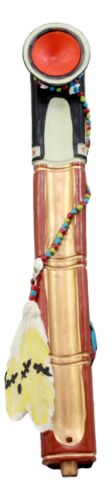 Ebros Gift Ebros Native Indian Covenant Peace Pipe Calumet Incense Burner Fragrance Statue