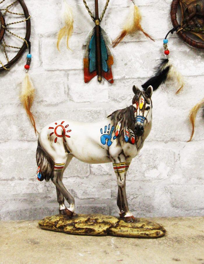 ebros gift Ebros Native Indian Tribal Beauty Medicine Spirit Horse Hand Crafted Statue 8"H Decor
