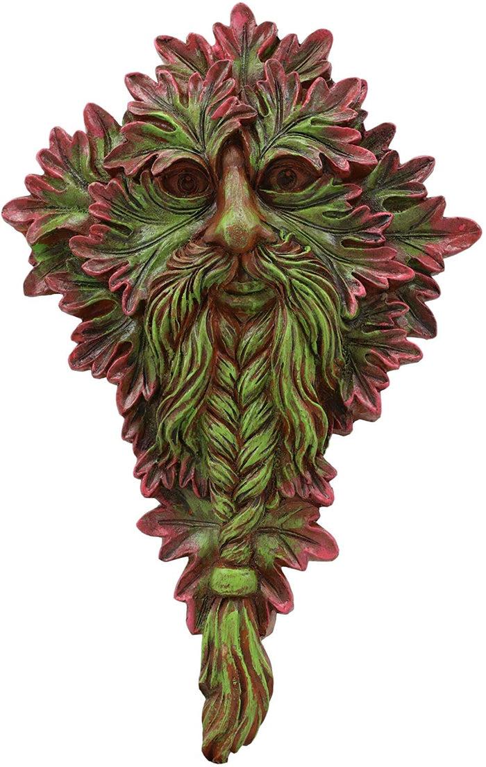 Ebros Gift Ebros Nature Spirit God Celtic Myrtle Greenman Hanging Wall Decor Plaque 8.5" High