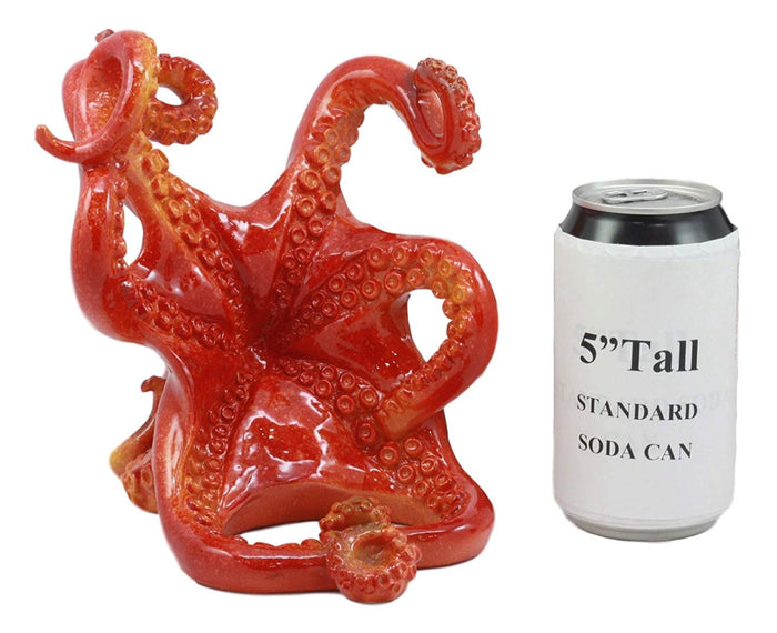 Ebros Gift Ebros Nautical Octopus Wine Holder 8"Wide Cephalopod Giant Creature Kraken Wine Caddy