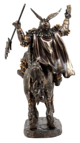 Ebros Gift Ebros Norse Viking God Battle Cry Alfather Odin Riding On Sleipnir To Hel Figurine 9"L
