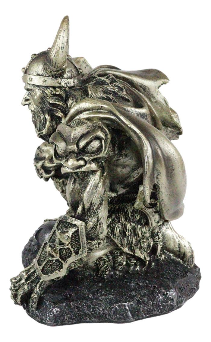 Ebros Gift Ebros Norse Viking God Of Thunder Thor Battle Wielding Mjolnir Hammer Figurine 7"High