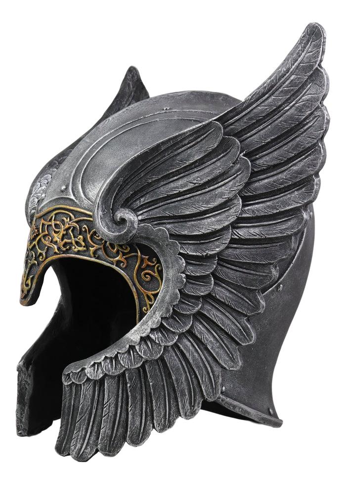 Ebros Gift Ebros Norse Viking Mythology Poetic Edda Goddess Valkyrie Angelic Helmet Decor Statue