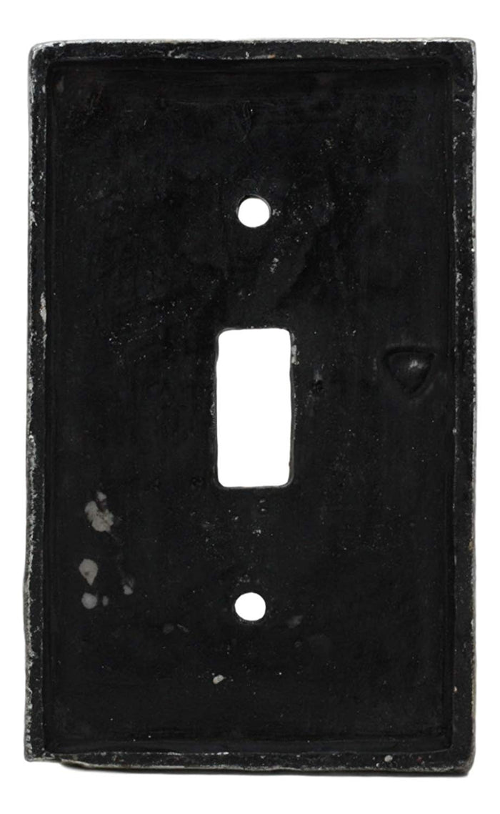 Ebros Gift Ebros Novelty Steampunk Clockwork Gearwork Design Wall Light Switch Plate (Silver Background Plate)