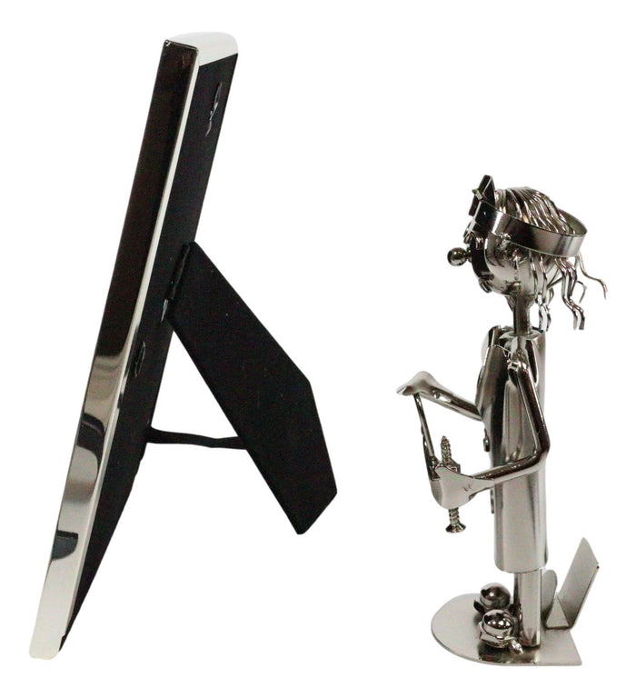 Ebros Gift Ebros Nurse Practitioner Metal Sculpture 5"X7" Picture Frame Vertical Horizontal
