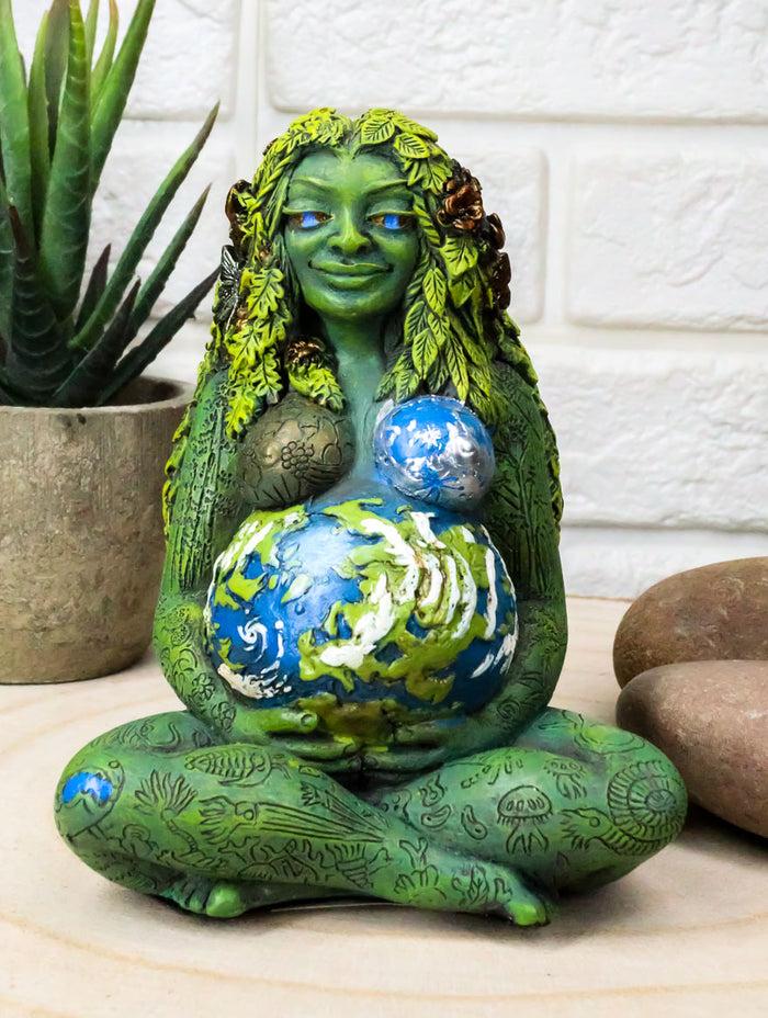 ebros gift Ebros Oberon Zell Millennial Gaia Mother Goddess Te Fiti Miniature Figurine 4"H