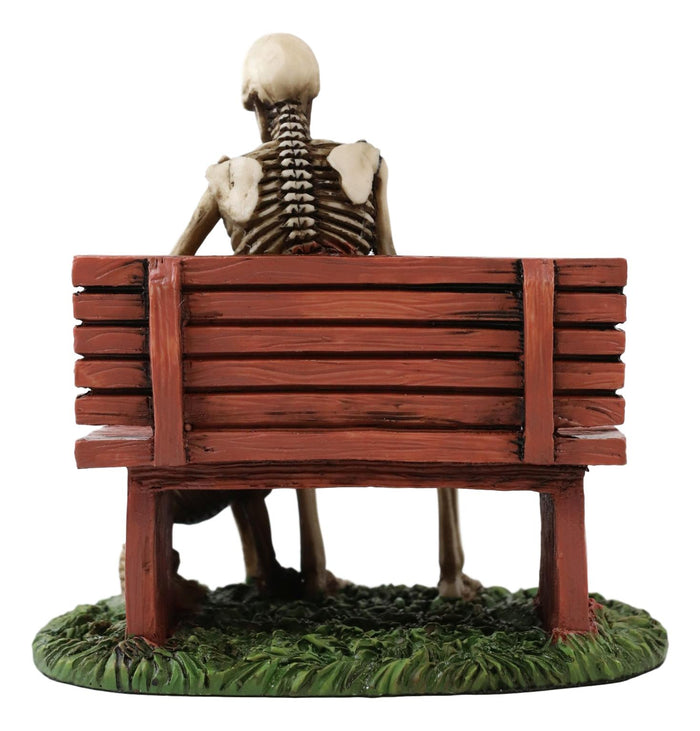 Ebros Gift Ebros Old Man And A Dog Love Never Die Skeleton Resin Home Decor Figurine