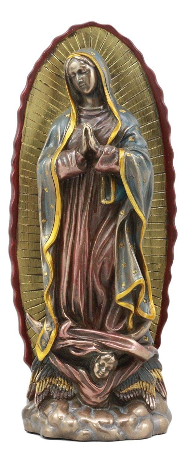 ebros gift Ebros Our Blessed Virgin Lady of Guadalupe Statue 7.75"H Holy Mother Catholic Divinity Figurine