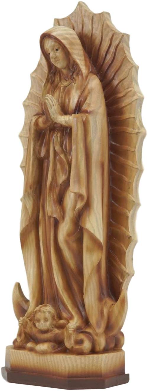 Ebros Gift Ebros Our Lady Of Guadalupe Statue Catholic Inspirational Decor 11.75" Tall