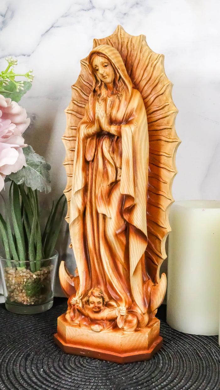 Ebros Gift Ebros Our Lady Of Guadalupe Statue Catholic Inspirational Decor 11.75" Tall