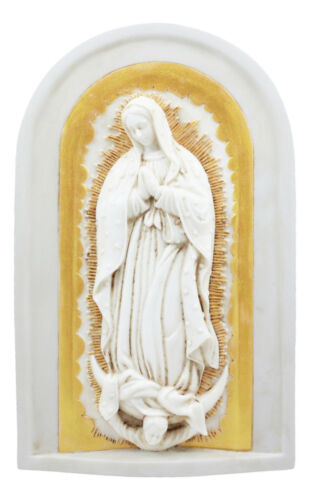 Ebros Gift Ebros Our Lady Of Guadalupe Wall Plaque Resin Virgin Mary Patron Saint Of Mexico Decor