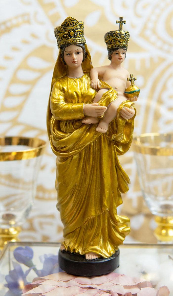 ebros gift Ebros Our Lady Of Prompt Succor Blessed Virgin Mary With Baby Jesus Catholic Figurine 8.75"H