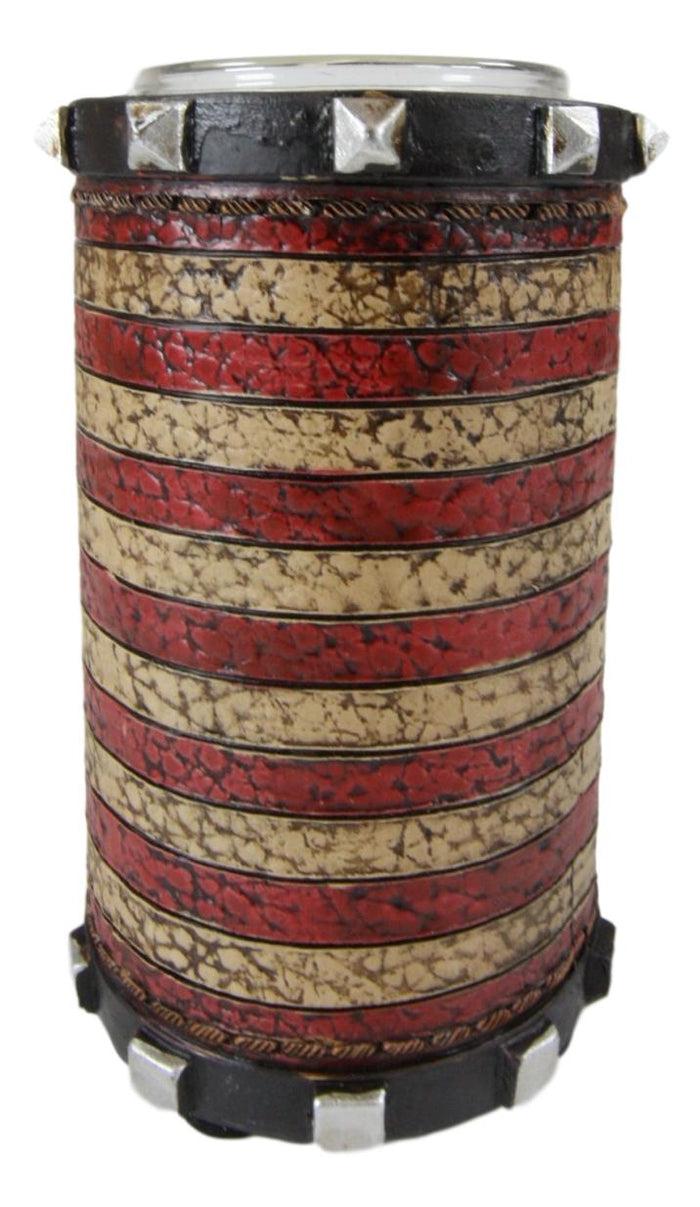 Ebros Gift Ebros Pack Of 2 Patriotic Betsy Ross American Flag Decorative Candle Holder