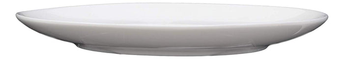 Ebros Gift Ebros Pack Of 6 White Porcelain Round Plates (7" Appetizer Dessert Side Plate)