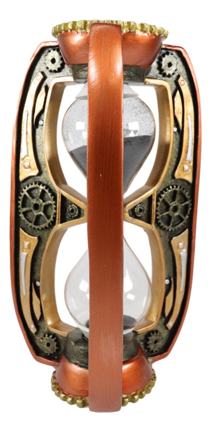 Ebros Gift Ebros Past Present Future Time Warp Steampunk Gearwork Sandtimer Figurine Sand Timer