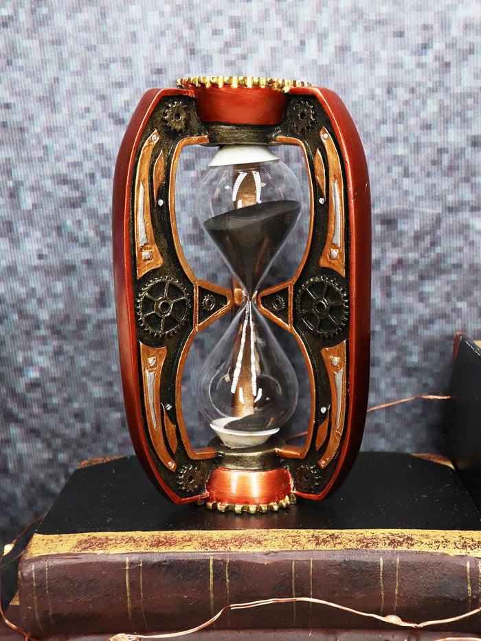 ebros gift Ebros Past Present Future Time Warp Steampunk Gearwork Sandtimer Figurine Sand Timer