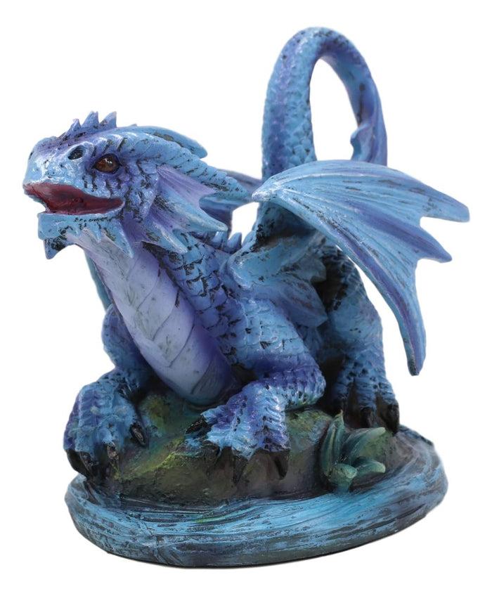 Ebros Gift Ebros Pearl Water Baby Wyrmling Dragon Figurine 3.5"H Anne Stokes Fantasy