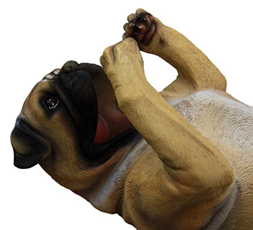 Ebros Gift Ebros Pedigree Fawn Pug Dog Wine Bottle Holder 10" Long Home Decor