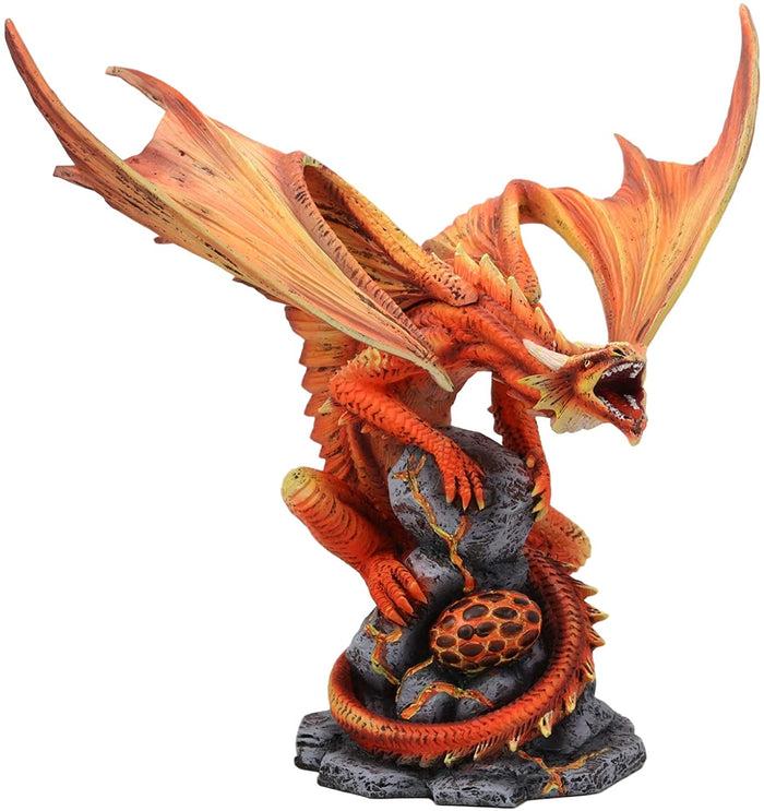 Ebros Gift Ebros Phoenix Fire Element Dragon Baby Wyrmling And Mother Statue Anne Stokes